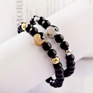 Ying Yang Crystal Bracelet